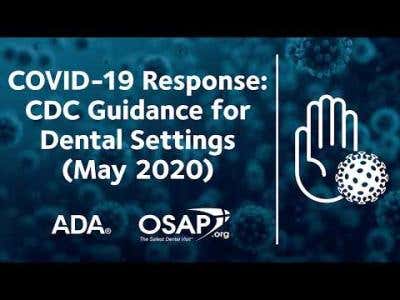 CDC Guidelines for Effective Covid-19 Response in Dental Settings